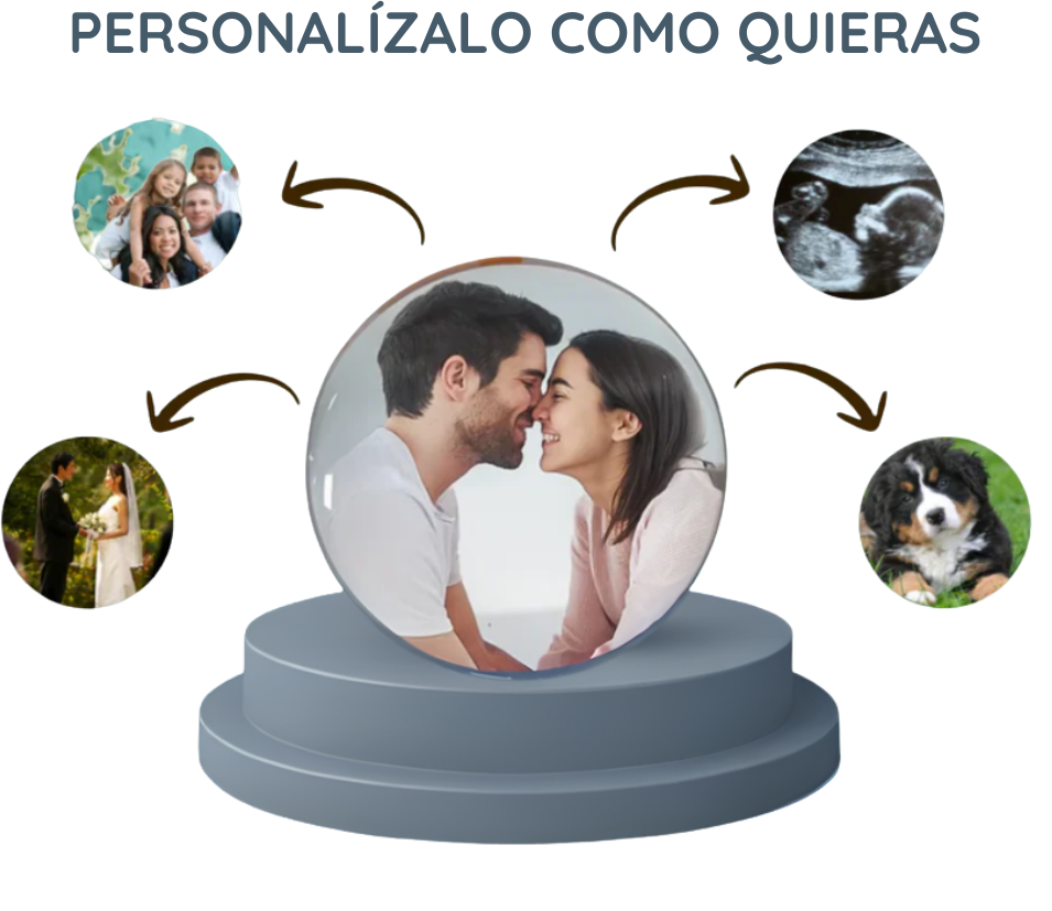 Bola con video personalizable